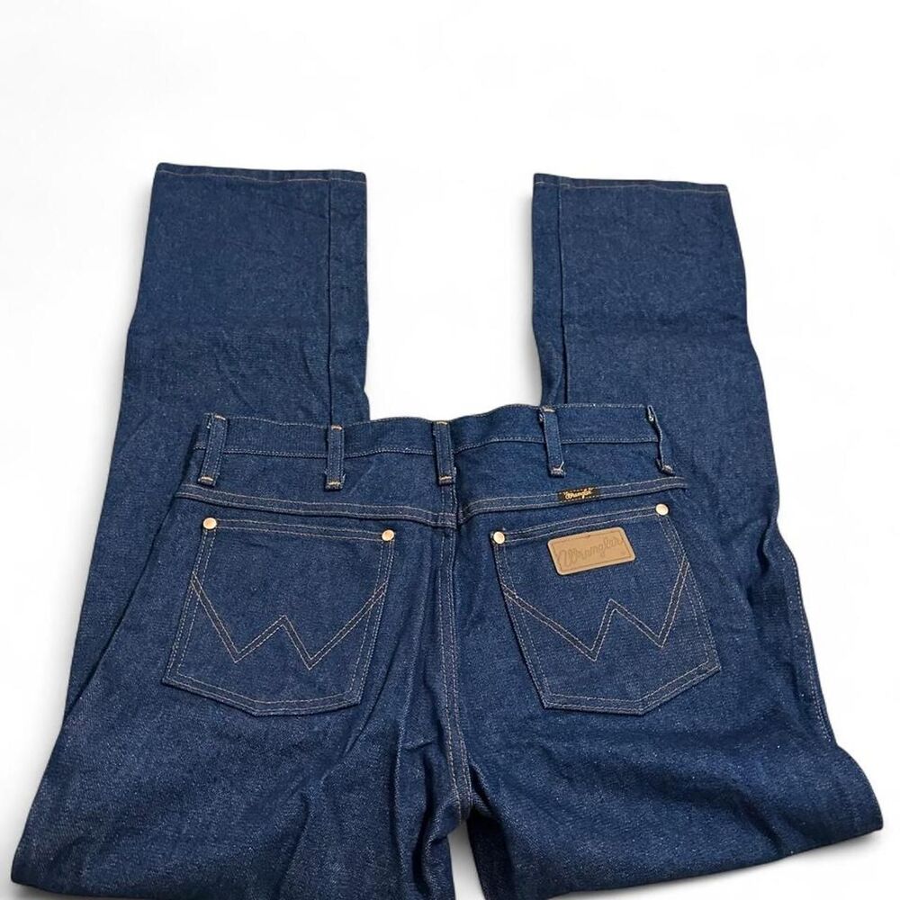 Wrangler Men's Navy and Blue Jeans